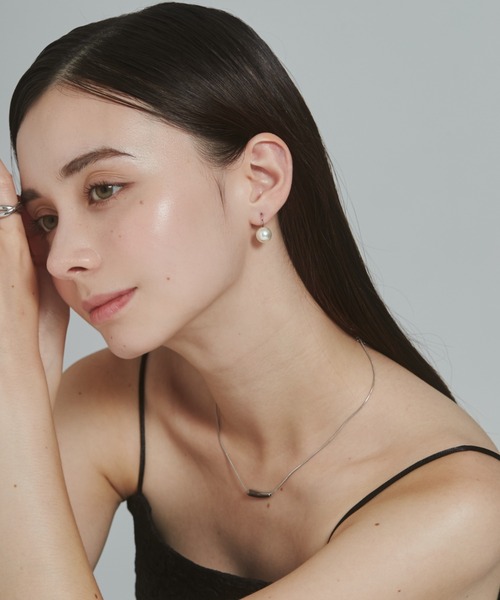 ciite'(シーテ)の「パールフックピアス (両耳用)(ピアス(両耳用)・レディース・ゴールド/シルバー/ピンクゴールド・FREE)」の14枚目の写真