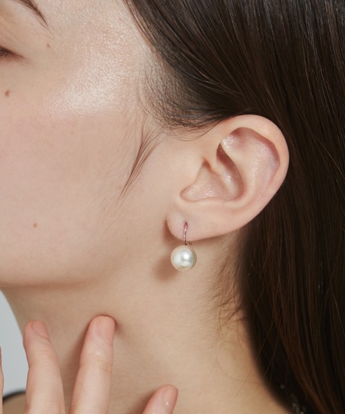 ciite'(シーテ)の「パールフックピアス (両耳用)(ピアス(両耳用)・レディース・ゴールド/シルバー/ピンクゴールド・FREE)」の19枚目の写真