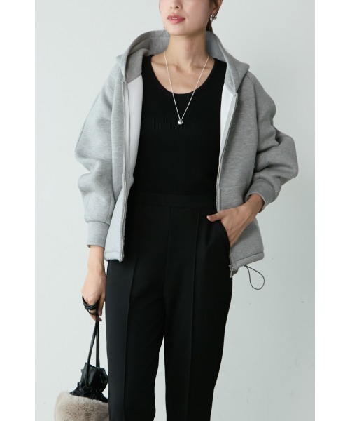 ◇ボンディングパーカー◇（Tシャツ/カットソー）｜M.deux（エムドゥ）