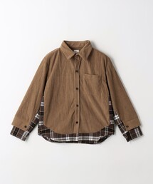 THE PARK SHOP | ＜THE PARK SHOP＞レイヤード CORD シャツ / キッズ  125cm-145cm(シャツ/ブラウス)