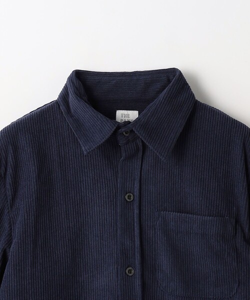 THE PARK SHOP（ザパークショップ）の「＜THE PARK SHOP＞レイヤード CORD シャツ / キッズ  125cm-145cm（シャツ/ブラウス・キッズ・ブラウン/ネイビー・125cm/135cm/145cm）」の4枚目の写真