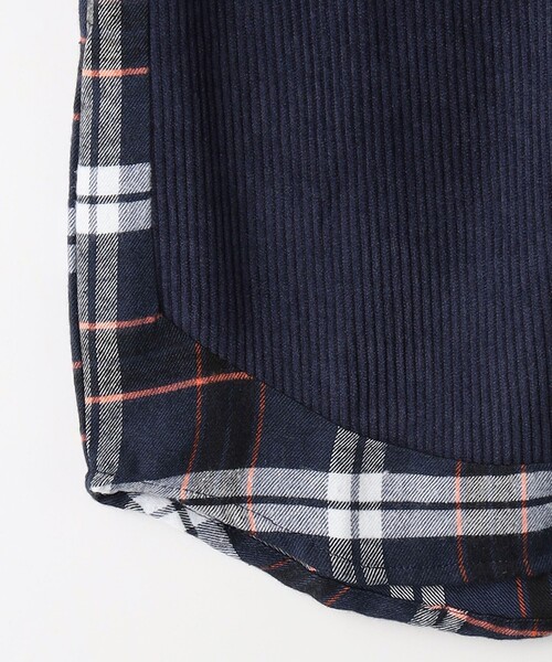 THE PARK SHOP（ザパークショップ）の「＜THE PARK SHOP＞レイヤード CORD シャツ / キッズ  125cm-145cm（シャツ/ブラウス・キッズ・ブラウン/ネイビー・125cm/135cm/145cm）」の7枚目の写真