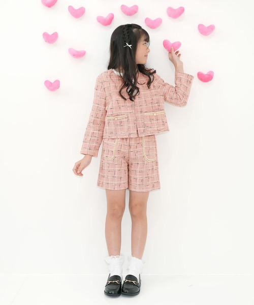 セットアップ可能】ツイードショートパンツ（その他パンツ