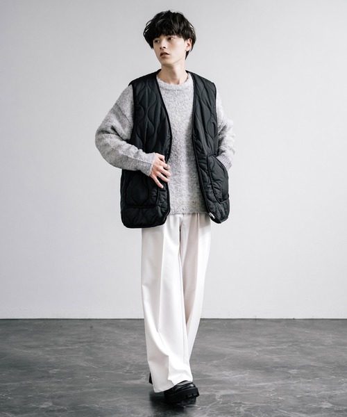 セール】ひょうたんキルト×フリース 2WAYリバーシブル中綿入り前開き