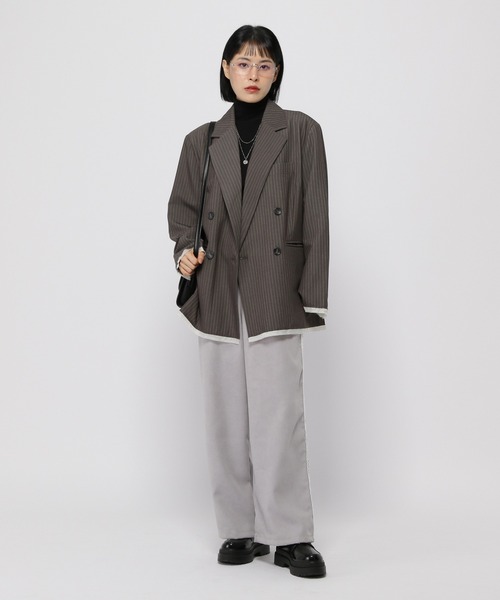 3.3 Field Trip （3.3フィールドトリップ）の「3.3 Field Trip／サイドレースパンツ（スラックス・レディース・グレー/チャコール・FREE）」の17枚目の写真