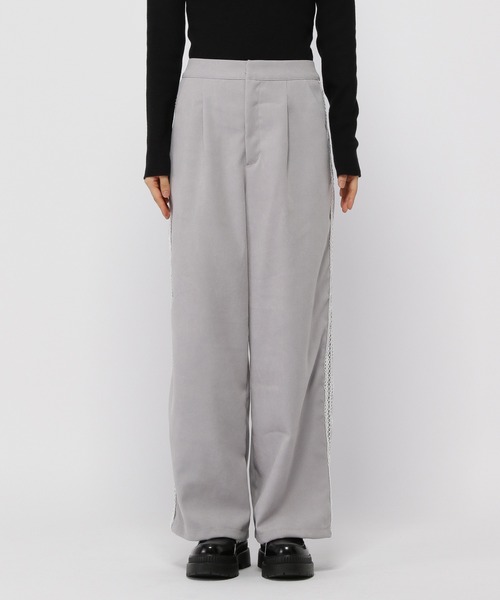 3.3 Field Trip （3.3フィールドトリップ）の「3.3 Field Trip／サイドレースパンツ（スラックス・レディース・グレー/チャコール・FREE）」の14枚目の写真