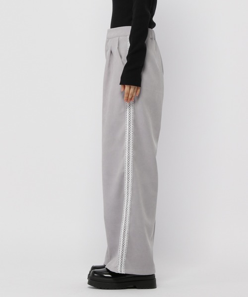 3.3 Field Trip （3.3フィールドトリップ）の「3.3 Field Trip／サイドレースパンツ（スラックス・レディース・グレー/チャコール・FREE）」の21枚目の写真