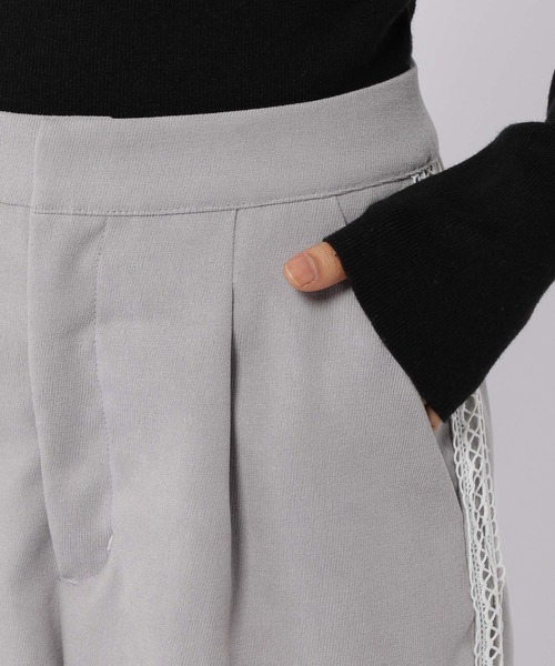 3.3 Field Trip （3.3フィールドトリップ）の「3.3 Field Trip／サイドレースパンツ（スラックス・レディース・グレー/チャコール・FREE）」の8枚目の写真