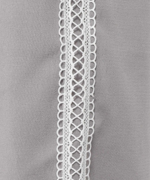 3.3 Field Trip （3.3フィールドトリップ）の「3.3 Field Trip／サイドレースパンツ（スラックス・レディース・グレー/チャコール・FREE）」の4枚目の写真