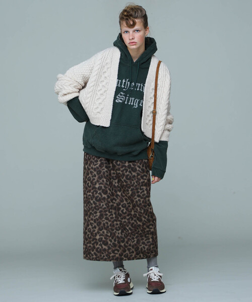 シープウール アランカーディガン