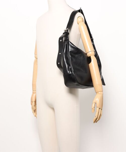 apres jour clair（アプレジュールクレア）の「【apres jour clair×ARIAZ】ベルトショルダーバッグ（ショルダーバッグ・レディース・ブラック/ダークブラウン・FREE）」の13枚目の写真