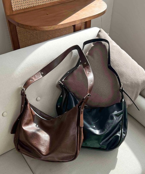 apres jour clair（アプレジュールクレア）の「【apres jour clair×ARIAZ】ベルトショルダーバッグ（ショルダーバッグ・レディース・ブラック/ダークブラウン・FREE）」の7枚目の写真