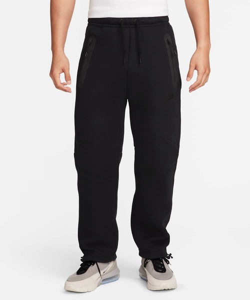 NIKE テックフリース スウェットパンツ ワンポイントロゴ S ブラック ナイキ キッズ テックフリース フルジップパーカー ＆ ジョガー