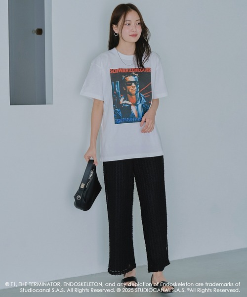 LAVEANGE（ラビアンジェ）の「ストライプレースイージーパンツ（その他パンツ・レディース・オフホワイト/ブラック・M/LL/3L/4L/5L）」の20枚目の写真