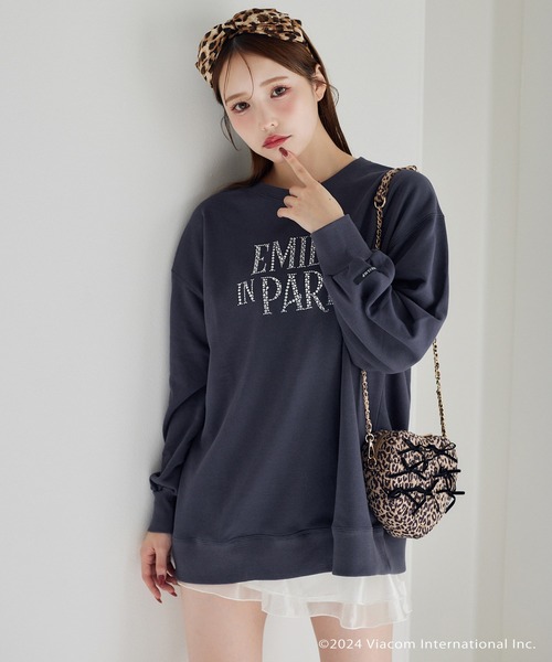 one after another NICE CLAUP(ワンアフターアナザーナイスクラップ)の「【 EMILY IN PARIS × one after another NICECLAUP 】ロゴスウェット(スウェット・レディース・オフホワイト/オートミール/ネイビー/ホワイト系その他・FREE)」の19枚目の写真