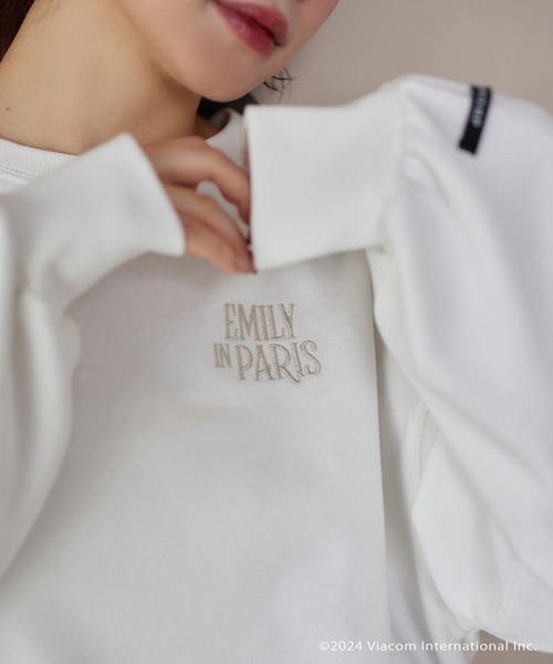 one after another NICE CLAUP(ワンアフターアナザーナイスクラップ)の「【 EMILY IN PARIS × one after another NICECLAUP 】ロゴスウェット(スウェット・レディース・オフホワイト/オートミール/ネイビー/ホワイト系その他・FREE)」の10枚目の写真