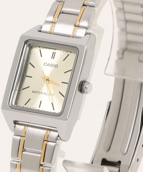 スクエア型メタルバンド時計 セール】CASIO カシオ / クォーツ スタンダード アナログ