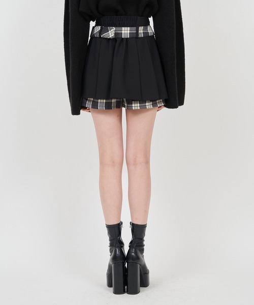 ROYAL PARTY（ロイヤルパーティー）の「チェック柄レイヤードミニ