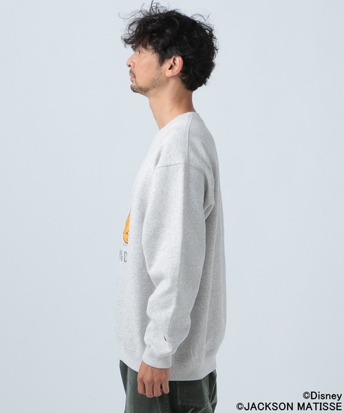 JACKSON MATISSE（ジャクソンマティス）の「【JACKSON MATISSE×BAYFLOW】「プルート」裏起毛スウェット（スウェット・メンズ・グレー・LARGE/MEDIUM）」の5枚目の写真