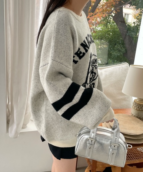 WEGO(ウィゴー)の「WEGO/ファニーグラフィックフラッフィーニットプルオーバー(ニット/セーター・レディース・その他4/その他3/その他2/その他1・FREE)」の13枚目の写真