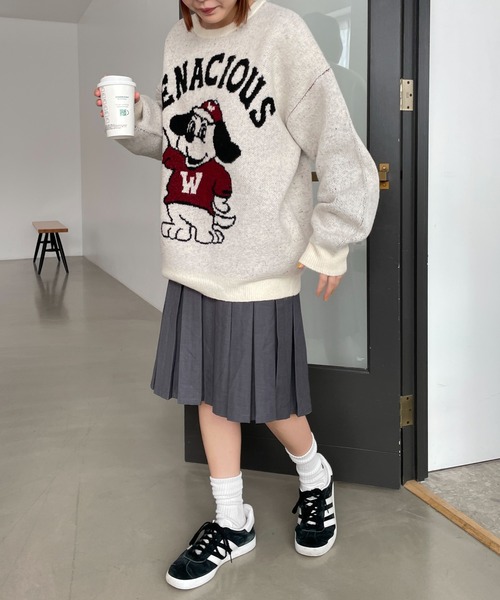 WEGO(ウィゴー)の「WEGO/ファニーグラフィックフラッフィーニットプルオーバー(ニット/セーター・レディース・その他4/その他3/その他2/その他1・FREE)」の20枚目の写真