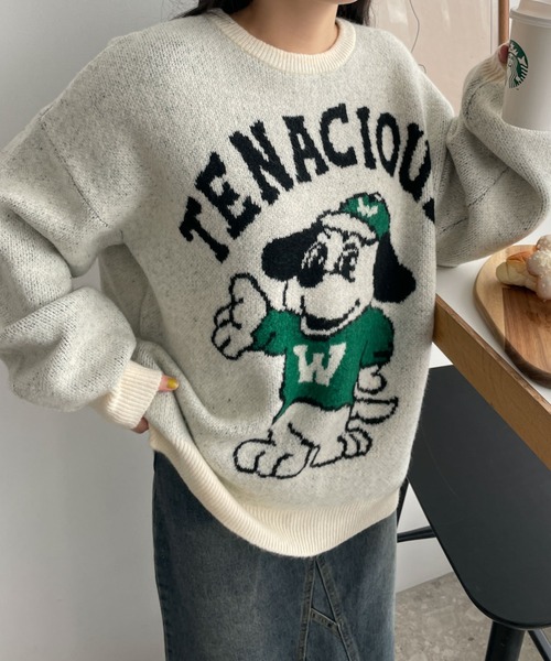 WEGO(ウィゴー)の「WEGO/ファニーグラフィックフラッフィーニットプルオーバー(ニット/セーター・レディース・その他4/その他3/その他2/その他1・FREE)」の22枚目の写真