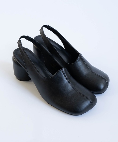 Fabby fabby（ファビィーファビィー）の「ラウンドスクエアバックストラップパンプス（パンプス・レディース・ブラック/シルバー/ゴールド/ワインレッド・SMALL/MEDIUM/LARGE）」の11枚目の写真