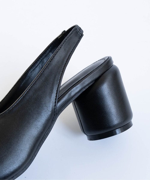 Fabby fabby（ファビィーファビィー）の「ラウンドスクエアバックストラップパンプス（パンプス・レディース・ブラック/シルバー/ゴールド/ワインレッド・SMALL/MEDIUM/LARGE）」の17枚目の写真