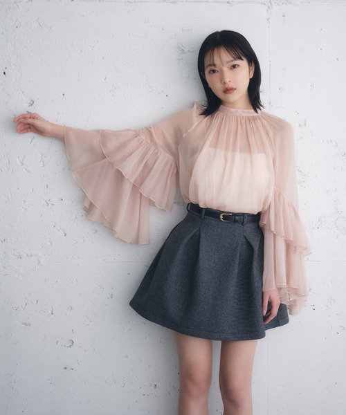 snidel3点セット SNIDEL ラッフルミニセットアップ