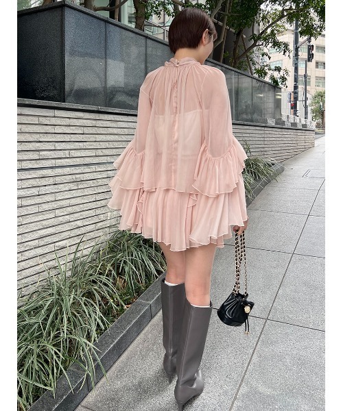 セール】ラッフルミニセットアップ（ワンピース）｜SNIDEL