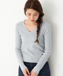 Another Edition | ウールアクリルリブVネック/AEBC W/AC リブ VPO(ニット/セーター)