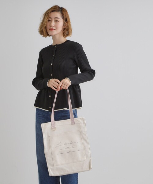 『新品未使用』EREWHON高級ロゴキャンバストートバッグ ダークブラウン Kロゴサガラワッペン付きトートバッグ｜ピンクハウス