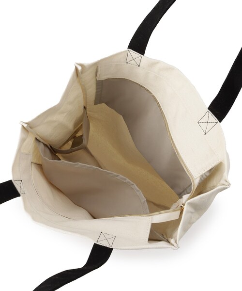 grove（グローブ）の「【大人の推し活にも！】ロゴキャンバストート【A4・多機能】（トートバッグ・レディース・ブラック/ライトベージュ/ダークグレー/パープル・00）」の22枚目の写真