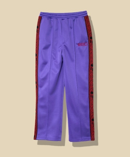 go slow caravan(ゴースローキャラバン)の「RAMEN ジャージー トラックパンツ(その他パンツ・メンズ・バイオレット/ブラック・X-LARGE/LARGE/MEDIUM)」の2枚目の写真