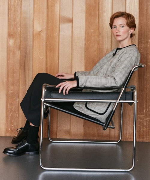 LAVENHAM(ラベンハム)の「Button Front Cornard Jacket Womens / ボタン フロント コナード ジャケット ウィメンズ(その他アウター・レディース・ブラック系その他/ベージュ・8/10/12/6/14)」の8枚目の写真