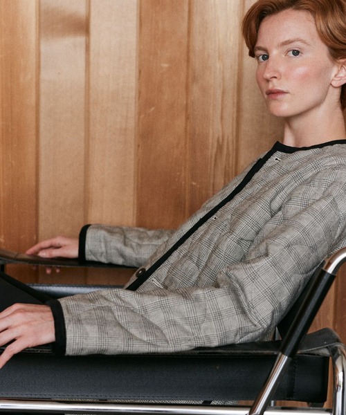 LAVENHAM(ラベンハム)の「Button Front Cornard Jacket Womens / ボタン フロント コナード ジャケット ウィメンズ(その他アウター・レディース・ブラック系その他/ベージュ・8/10/12/6/14)」の9枚目の写真