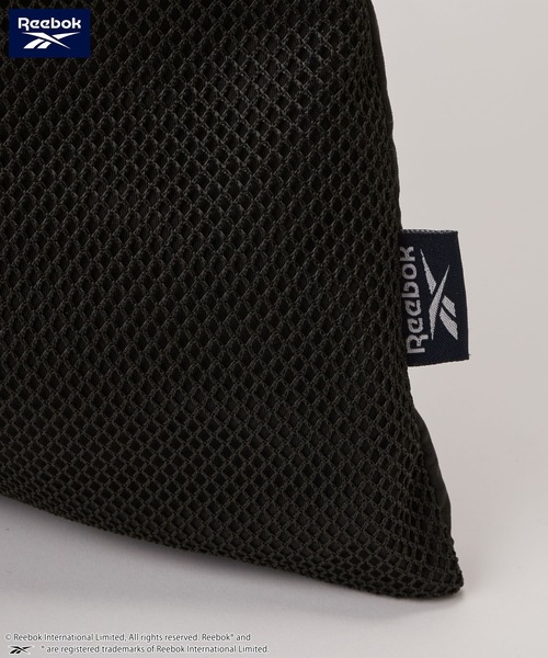 Reebok(リーボック)の「Reebok/リーボック 別注 ロゴ刺繍ナイロンドロストトートバッグ(トートバッグ・レディース・オフホワイト/ブラック・FREE)」の21枚目の写真