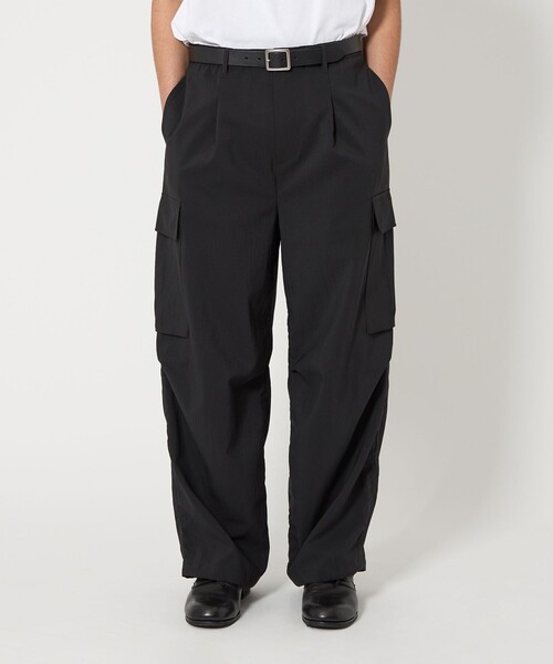 MONKEY TIME（モンキータイム）の「RENU TROシリーズ カーゴ イージー パンツ -セットアップ対応-（カーゴパンツ・メンズ・ネイビー/ブラック/ダークグレー・S/M/L/XL）」の4枚目の写真