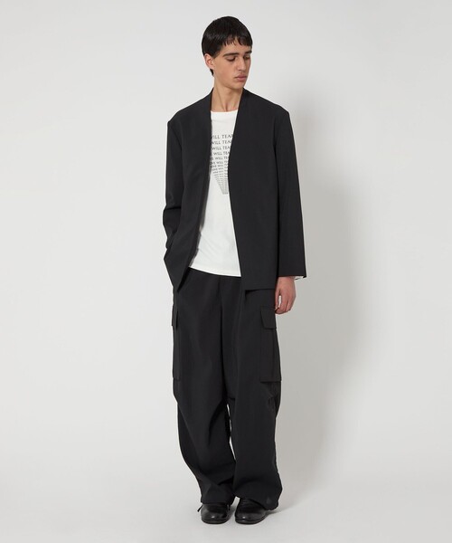 MONKEY TIME（モンキータイム）の「RENU TROシリーズ カーゴ イージー パンツ -セットアップ対応-（カーゴパンツ・メンズ・ネイビー/ブラック/ダークグレー・S/M/L/XL）」の19枚目の写真