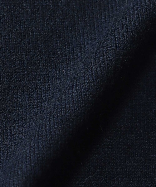 Jines（ジネス）の「ヘム配色クルーネックカーディガン（カーディガン/ボレロ・レディース・ホワイト/ネイビー/グリーン/レンガ・38）」の14枚目の写真