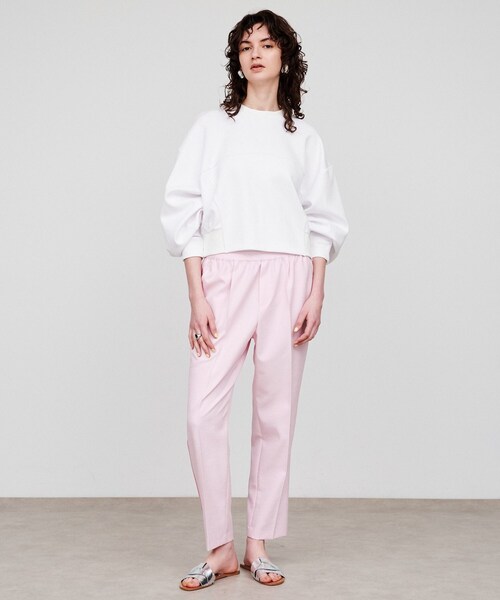 cloenc(クロエンス)の「【手洗い可】ダンボールスウェット(スウェット・レディース・ホワイト/ライトグレー/ライトグリーン・02)」の5枚目の写真