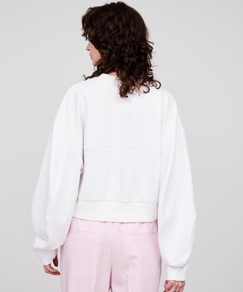 cloenc(クロエンス)の「【手洗い可】ダンボールスウェット(スウェット・レディース・ホワイト/ライトグレー/ライトグリーン・02)」の8枚目の写真