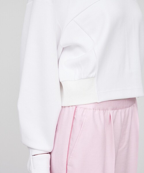 cloenc(クロエンス)の「【手洗い可】ダンボールスウェット(スウェット・レディース・ホワイト/ライトグレー/ライトグリーン・02)」の9枚目の写真