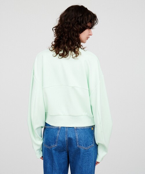 cloenc(クロエンス)の「【手洗い可】ダンボールスウェット(スウェット・レディース・ホワイト/ライトグレー/ライトグリーン・02)」の19枚目の写真