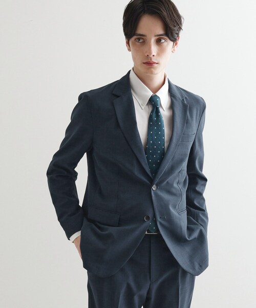 tk.TAKEO KIKUCHI(ティーケータケオキクチ)の「【WEB限定 マシンウォッシャブル】機能性エアリードライセットアップ/シングルジャケット&テーパードスラックス(セットアップ・メンズ・ベージュ/ネイビー/ブラック・04/03/02/01)」の8枚目の写真