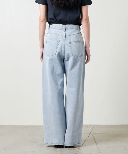 MARW UNITED ARROWS(マルゥ ユナイテッドアローズ)の「<MARW UNITED ARROWS>デニム ワイドパンツ(デニムパンツ・レディース・ブラック/ライトブルー・34/36/38)」の10枚目の写真