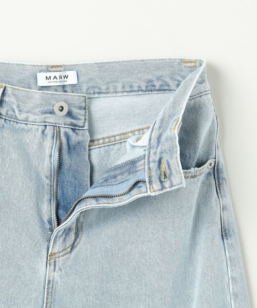 MARW UNITED ARROWS(マルゥ ユナイテッドアローズ)の「<MARW UNITED ARROWS>デニム ワイドパンツ(デニムパンツ・レディース・ブラック/ライトブルー・34/36/38)」の16枚目の写真
