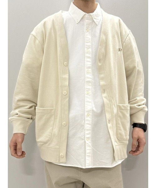 GAP（ギャップ）の「ヴィンテージソフト GAPロゴ カーディガン(ユニセックス)（カーディガン/ボレロ・メンズ・ブラック/ベージュ/ライトグレー・XL/L/M/S/XS）」の10枚目の写真