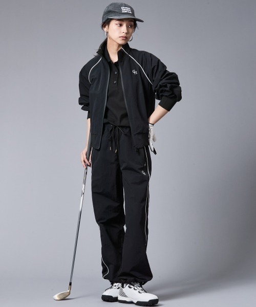 CHIC STYLE（シックスタイル）の「配色ラインパンツ＜大きいサイズ有＞シックスタイルゴルフ（その他パンツ・レディース・モカ/ブラック・5L/4L/3L/LL/L/M）」の16枚目の写真