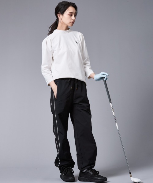 CHIC STYLE（シックスタイル）の「配色ラインパンツ＜大きいサイズ有＞シックスタイルゴルフ（その他パンツ・レディース・モカ/ブラック・5L/4L/3L/LL/L/M）」の20枚目の写真